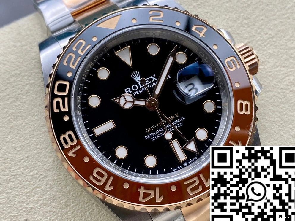 Clean Rose II Rolex M126711chnr-0002 Master GMT Factory Gold 1026